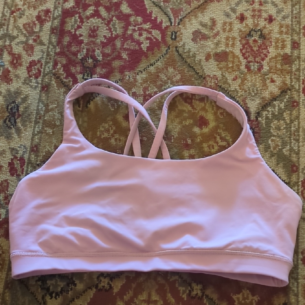 Lululemon Athletica Light Pink Sports Bra